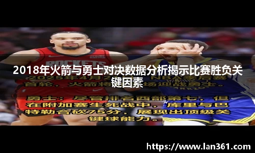 2018年火箭与勇士对决数据分析揭示比赛胜负关键因素